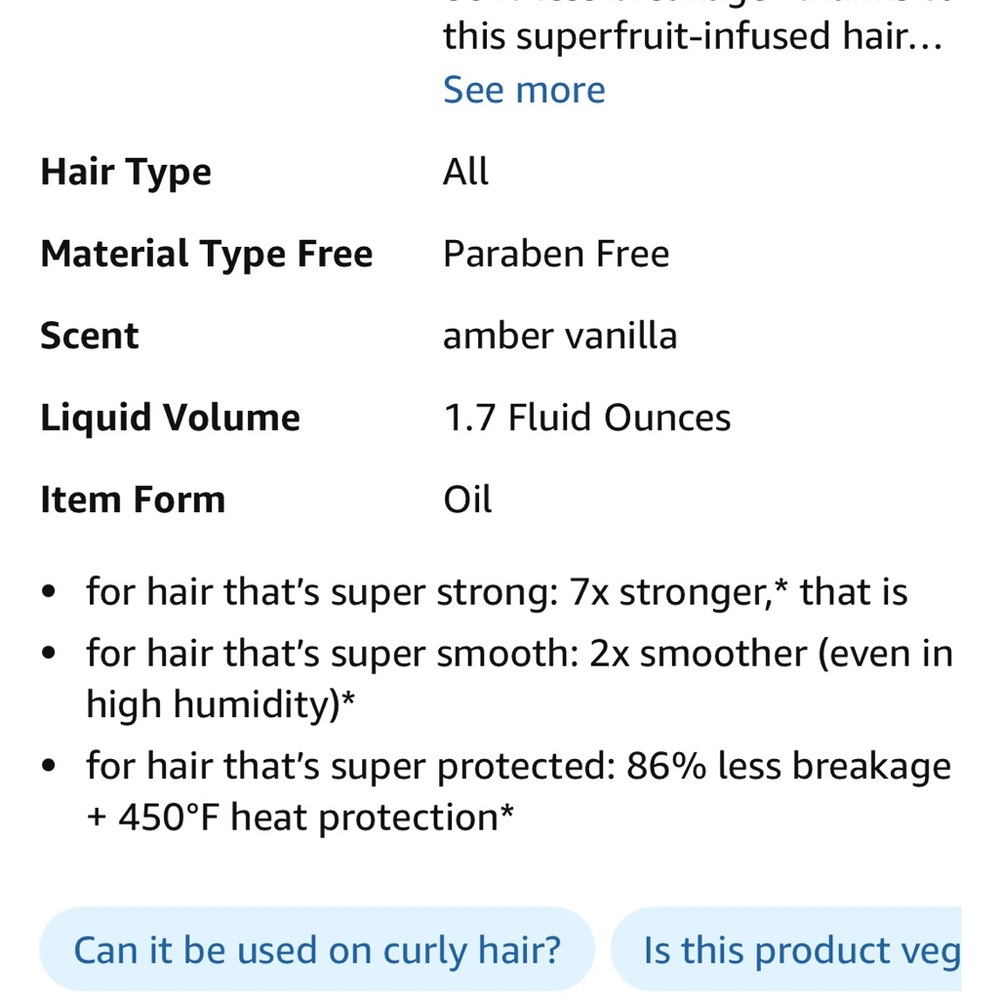 Amika Superfruit Star Hair Oil in Vibrant Pink and Orange - Picture 9 of 10